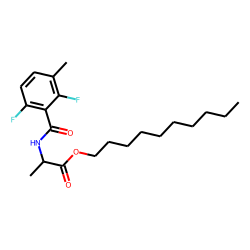 D-Alanine, N-(2,6-difluoro-3-methylbenzoyl)-, decyl ester