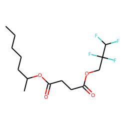 Succinic acid, 2,2,3,3-tetrafluoropropyl 2-heptyl ester