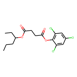 Succinic acid, 2,4,6-trichlorophenyl 3-hexyl ester