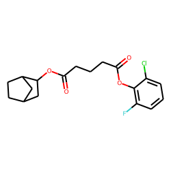 Glutaric acid, 2-norbornyl 2-chloro-6-fluorophenyl ester