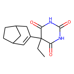 Barbituric acid, 5-bicyclo(3.2.1)oct-2-en-3-yl-5-ethyl-
