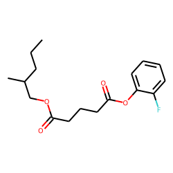 Glutaric acid, 2-fluorophenyl 2-methylpentyl ester