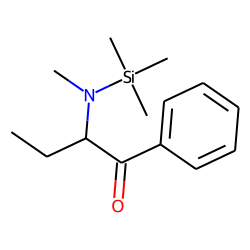 Buphedrone, N-trimethylsilyl-