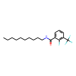 Benzamide, 3-trifluoromethyl-2-fluoro-N-decyl-