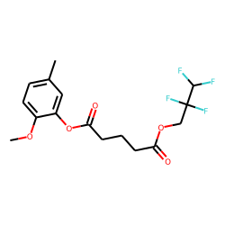 Glutaric acid, 2,2,3,3-tetrafluoropropyl 5-methyl-2-methoxybenzyl ester