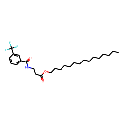 «beta»-Alanine, N-(3-trifluoromethylbenzoyl)-, pentadecyl ester