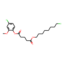Glutaric acid, 8-chlorooctyl 4-chloro-2-methoxyphenyl ester