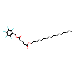 Glutaric acid, heptadecyl pentafluorobenzyl ester