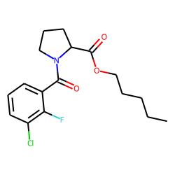 L-Proline, N-(3-chloro-2-fluorobenzoyl)-, pentyl ester