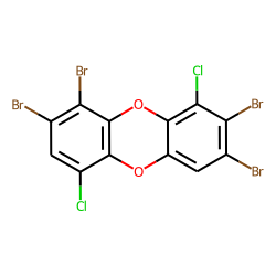 2,3,8,9-tetrabromo-1,6-dichloro-dibenzo-p-dioxin