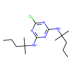 6-Chloro-N,N'-(1,1-dimethylbutyl)-[1,3,5]triazine-2,4-diamine