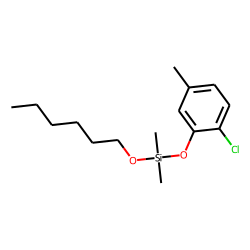 Silane, dimethyl(2-chloro-5-methylphenoxy)hexyloxy-