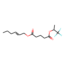 Glutaric acid, hex-2-en-1-yl 1,1,1-trifluoroprop-2-yl ester