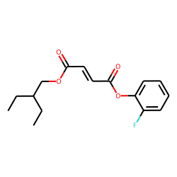 Fumaric acid, 2-ethylbutyl 2-fluorophenyl ester