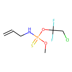 O-Methyl-O-(1,1-difluoro-2-chloroethyl)-N-allyl-phosphorothioamidate