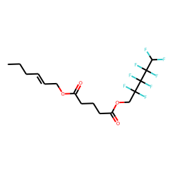 Glutaric acid, hex-2-en-1-yl 2,2,3,3,4,4,5,5-octafluoropentyl ester