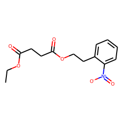 Succinic acid, ethyl 2-nitrophenethyl ester