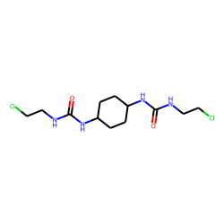 Urea, 1,1'-(1,4-cyclohexylene)bis[3-(2-chloroethyl)]-, trans