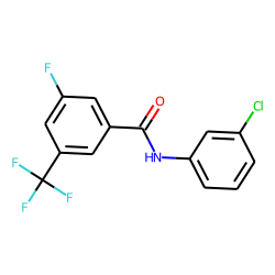 3-Fluoro-5-trifluoromethylbenzamide, N-(3-chlorophenyl)-