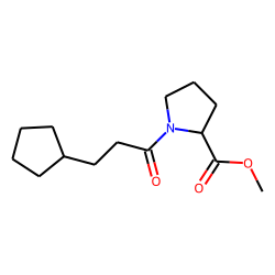 l-Proline, N-(3-cyclopentylpropionyl)-, methyl ester