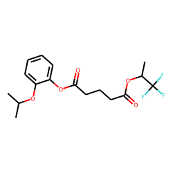 Glutaric acid, 1,1,1-trifluoroprop-2-yl 2-isopropoxyphenyl ester