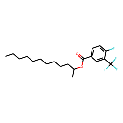 4-Fluoro-3-trifluoromethylbenzoic acid, 2-dodecyl ester