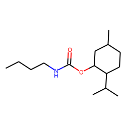 Carbonic acid, monoamide, N-butyl-, menthyl ester