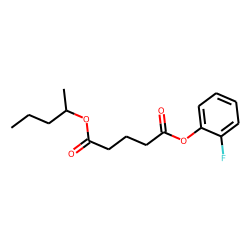 Glutaric acid, 2-fluorophenyl 2-pentyl ester