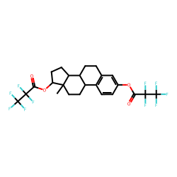.beta.-Estradiol, bis(pentafluoropropionate)