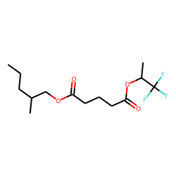 Glutaric acid, 1,1,1-trifluoroprop-2-yl 2-methylpentyl ester