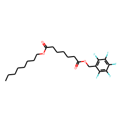 Pimelic acid, octyl pentafluorobenzyl ester