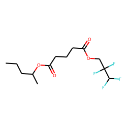 Glutaric acid, 2,2,3,3-tetrafluoropropyl 2-pentyl ester