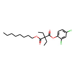 Diethylmalonic acid, 2,4-dichlorophenyl octyl ester
