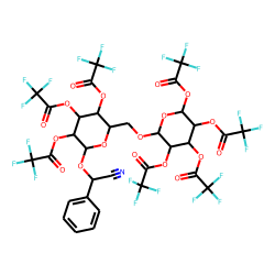 Mandelonitrile, rhamnoglucoside (isomer # 1), TFA