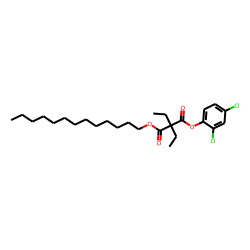 Diethylmalonic acid, 2,4-dichlorophenyl tridecyl ester