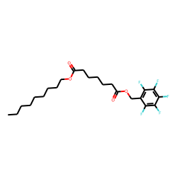 Pimelic acid, nonyl pentafluorobenzyl ester
