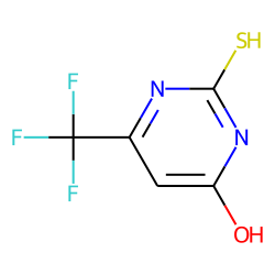 4(1H)-Pyrimidinone, 2,3-dihydro-2-thioxo-6-(trifluoromethyl)-