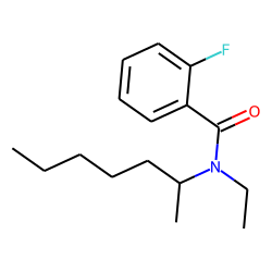 Benzamide, 2-fluoro-N-ethyl-N-hept-2-yl-