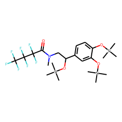 Adrenaline, N-HFB-O-TMS
