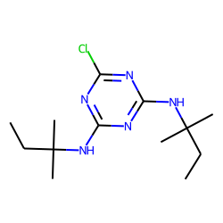6-Chloro-N,N'-(1,1-dimethylpropyl)-[1,3,5]triazine-2,4-diamine