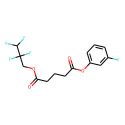 Glutaric acid, 2,2,3,3-tetrafluoropropyl 3-fluorophenyl ester