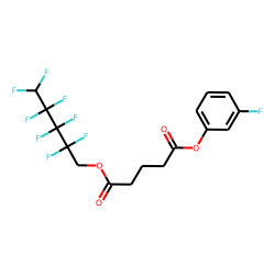 Glutaric acid, 2,2,3,3,4,4,5,5-octafluoropentyl 3-fluorophenyl ester
