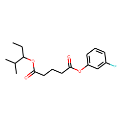 Glutaric acid, 2-methylpent-3-yl 3-fluorophenyl ester
