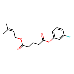 Glutaric acid, 3-methylbut-2-en-1-yl 3-fluorophenyl ester