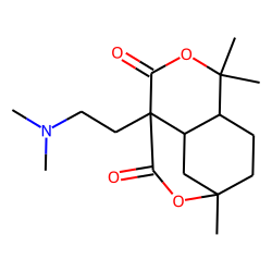 4,6-Ethano-1h,8h-pyrano[3,4-c]pyran-1,8-dione, hexahydro-3,3,6-trimethyl-8a-[2-(dimethylamino)ethyl]-