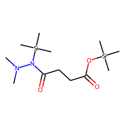 Trimethylsilyl 4-(2,2-dimethyl-1-(trimethylsilyl(hydrazino)-4-oxo-butanoate