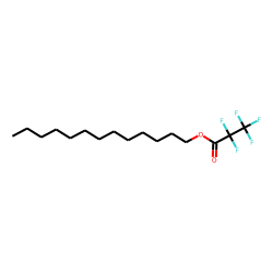 Pentafluoropropionic acid, tridecyl ester