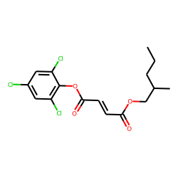 Fumaric acid, 2-methylpentyl 2,4,6-trichlorophenyl ester