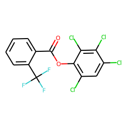 2-Trifluoromethylbenzoic acid, 2,3,4,6-tetrachlorophenyl ester
