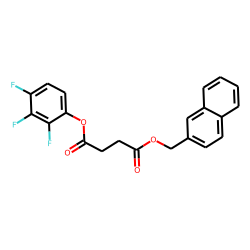 Succinic acid, naphth-2-ylmethyl 2,3,4-trifluorophenyl ester